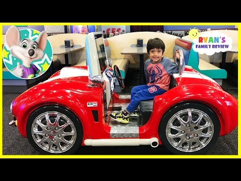 Chuck E Cheese Family Fun Indoor Kids Play Area with Ryan's Family Review
