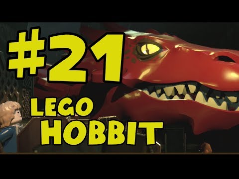 Lego The Hobbit Walkthrough Part 21 - Smaug the Golden Dragon...