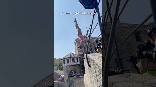 First Ever Handstand On The Mostar Bridge In Bosnia And Herzegovina