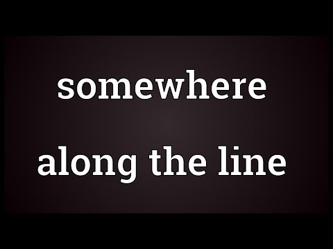 Header of Somewhere Along the Line