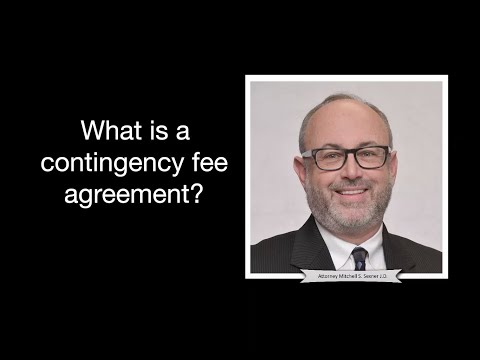 Chicago attorney, Mitch Sexner, explains what a contingency fee agreement is and how it works in a personal injury / medical malpractice case.