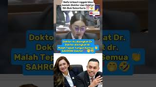 Kocak Nafa Urbach Sebut Sahroni Dokter Gak Bisa Bedain Dr. Dan Dr. Nih