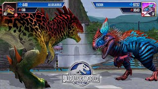 Allosaurus Vs Yudon - Juric Tournament Juric World The Game
