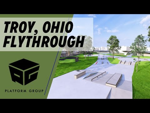 Troy, Ohio Skatepark Master Plan First Design Concept