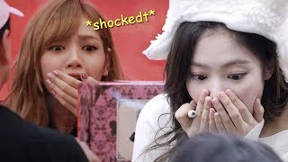 blackpink reaction to blink's gifts