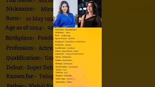 Mirnalini Ravi Biography