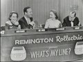 What's My Line? - Jo Stafford; David Niven [panel] (Oct 14, 1956)