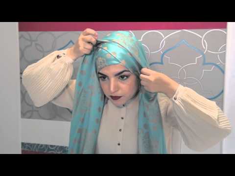 How to create a simple Hijab style - YouTube #HID afterwork