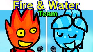 Friday Night Funkin' - Fnf: Elements | Fireboy & Watergirl | In The Forest Temple (Fnf Mod/Obsidian)