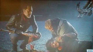 The Walking Dead Season 7 Daryl Punches Neagan