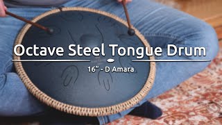 Octave Steel Tongue Drums, Navy Blue, D Amara, OSTD2NB - Meinl Sonic Energy