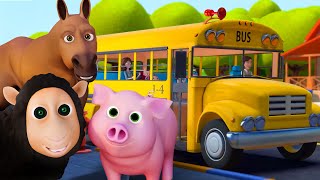 Wheels On The Bus Animals Sounds Edition Kids Songs