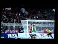 Great Robben goal Bayern versus  Werder Bremen. Van Gaal falls while celebrating