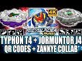 QR CODES TYPHON T4 + JORMUNTOR J4 EM 4K + COLLAB C/ ZANKYE!