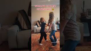 #shorts #dance #dancevideo #handshake #sisters #fyp #challenge #curlyhair #fun #smile #friday