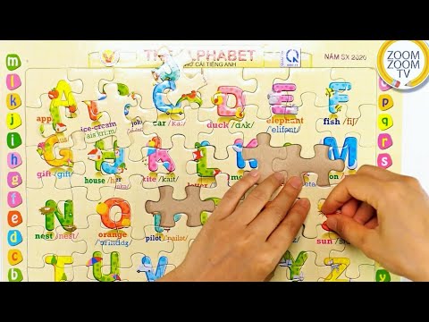 Hướng dẫn cách chơi ghép hình Bảng chữ cái - Puzzle game - ZoomZoomTV