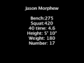 Jason Morphew Senior highlights