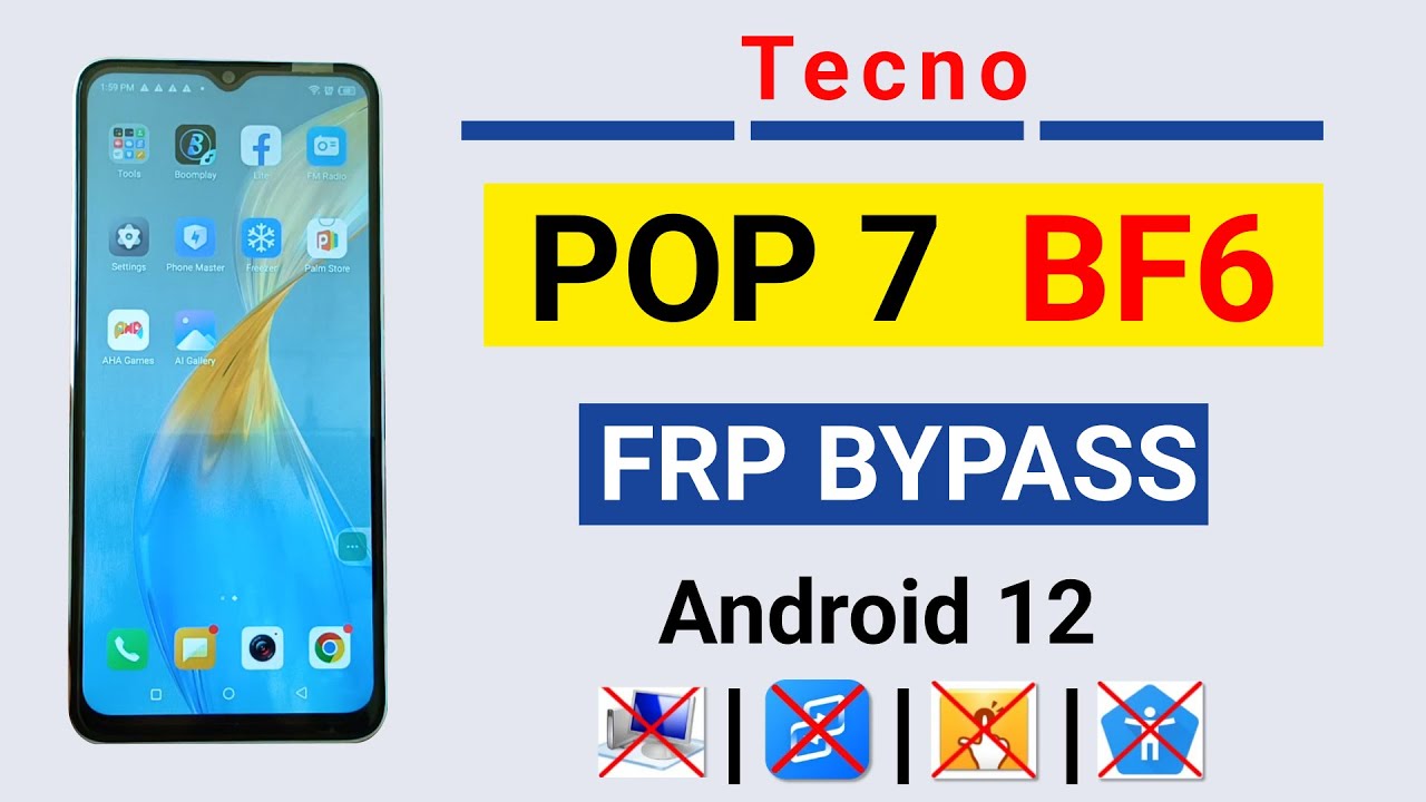 Tecno Pop 7 Frp Bypass Without PC | Tecno BF6 Frp/Google Tecno Pop 7 Frp Bypass Without PC | Tecno BF6 Frp/Google