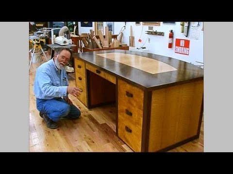 executive desk plans woodworking