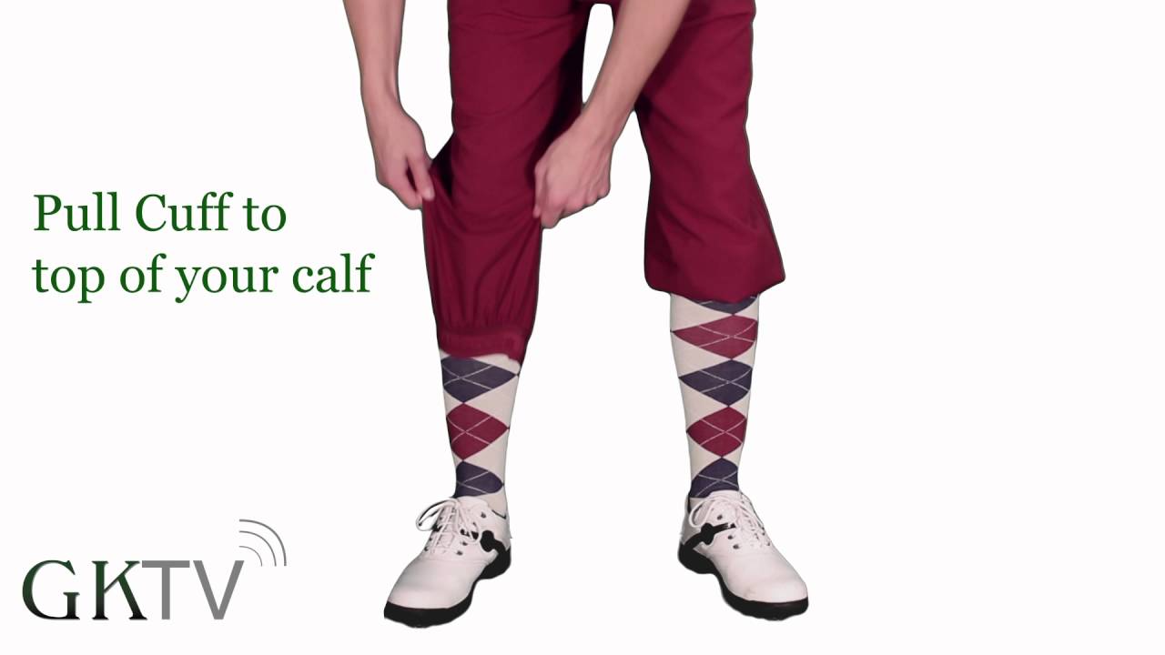 How To Wear Your Maroon Golf Knickers