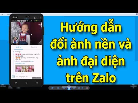 Hướng dẫn thay đổi ảnh đại diện và ảnh nền Zalo