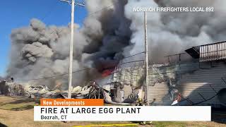 Fire at Large Egg Plant: Bozarah Connecticut