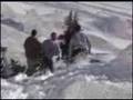 snowboarder vs skier fight Video