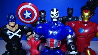 Marvel Avengers Superhero Mashers Ironman, Captain America, And More