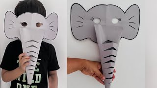 How To Make Elephant Paper Mask