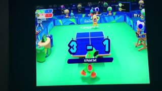 Mario And Sonic At The Rio 2016 Olympic Games- Table Tennis Yoshi