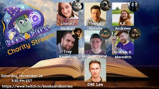 Books & Battles D&D Charity Stream for Scholarship America