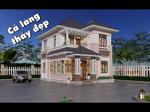 Chia sẻ mẫu nhà mái nhật 2 tầng 3 phòng ngủ