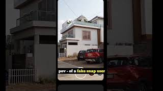 POV OF FAKE SNAP USER.