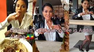 Vlogethiopian Food And Coffee In Addis Ababa.