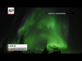 Raw: Northern Lights Dazzle the Globe