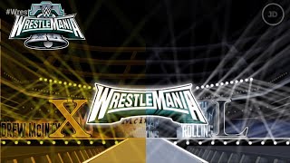 Seth Rollins VS Drew McIntyre:Wrestlemania 40 Stage Animation + Drew's Broken Dr