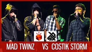 MAD TWINZ vs COSTIK STORM  |  Grand Beatbox TAG TEAM Battle 2016  |  SEMI FINAL