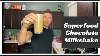 Superfood Chocolate Milkshake / Non Dairy Paleo/Vegan