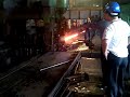 Cán thép tại giá I máy cán 650 - cán thép Lưu Xá