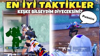 EN İYİ PRO TAKTİKLER | KEŞKE BİLSEYDİM DEME ❗️YENİ MODA ÖZEL | (PubgMobile)