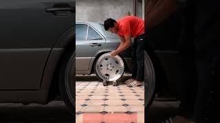 Mercedes W124 Rim Upgrade Big Vs Small Wheel Comparison Stunning Visual Look