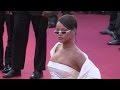 Singer Rihanna rocks the red carpet for the Premiere of Okja in Cannes