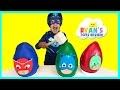 SMASHING EGGS PJ MASKS Play Doh Surprise Eggs for Kids Disney...