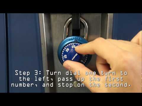 How To Open 3 Number Combination Lock How To Open 3 Number Combination Lock
