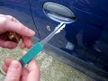 how to open a locked car