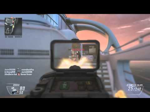 Black Ops 2: Gun Game: Hijacked... Guy Loses it in Chat