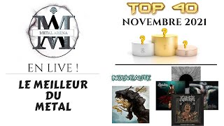 (11/11/2021) Le meilleur du Metal ! Le nouveau classement du TOP 40 pour Novembre 2021.