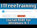Installing RSAT on Windows 8.1