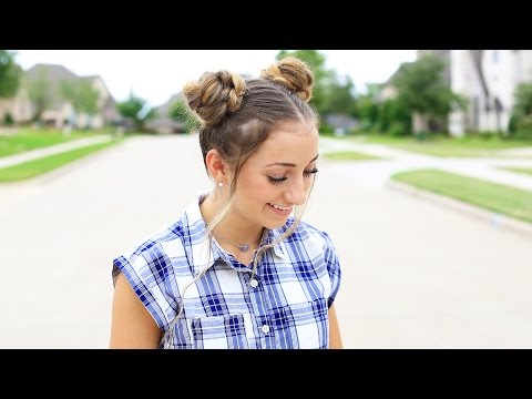 How to Create Double Braided Buns | Back-to-School | Cute Girls Hairstyles