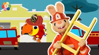 Kids Vocabulary - Fireman | Harry & Larry Full Episodes | Educational Learning Videos by Baby First